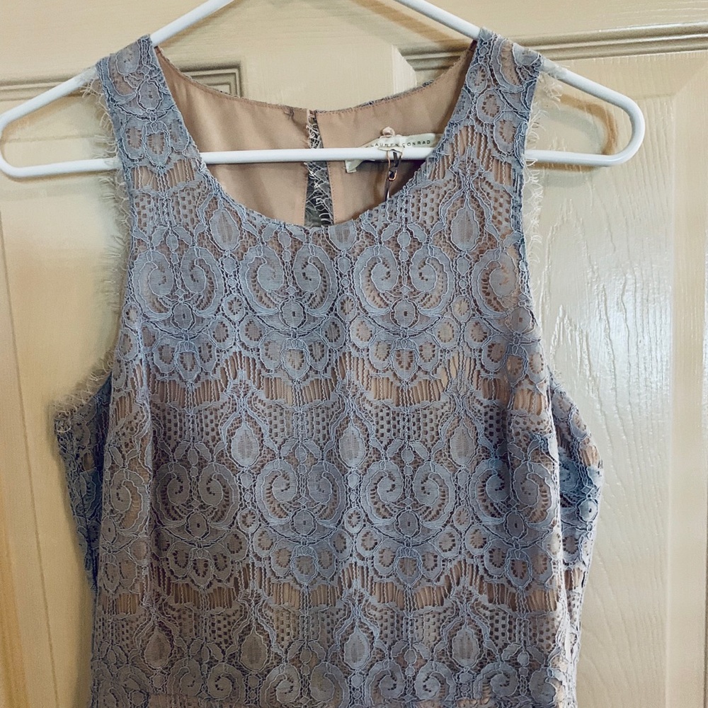 LC Lauren Conrad runway lace jumpsuit